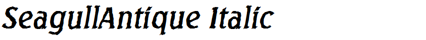 SeagullAntique Italic