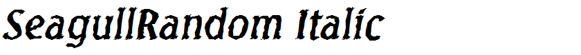 SeagullRandom Italic