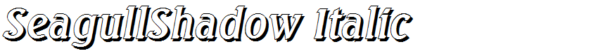 SeagullShadow Italic