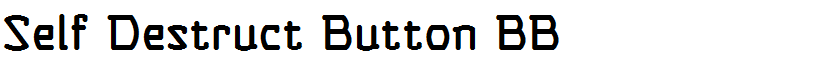 Self Destruct Button BB