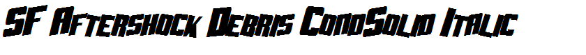 SF Aftershock Debris CondSolid Italic