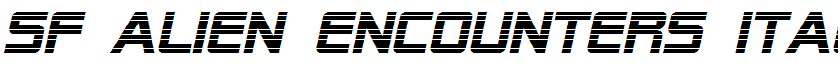SF Alien Encounters Italic