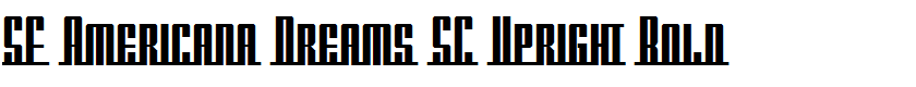 SF Americana Dreams SC Upright Bold