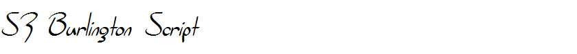 SF Burlington Script