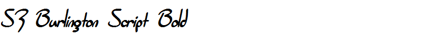 SF Burlington Script Bold
