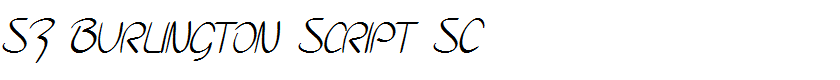SF Burlington Script SC