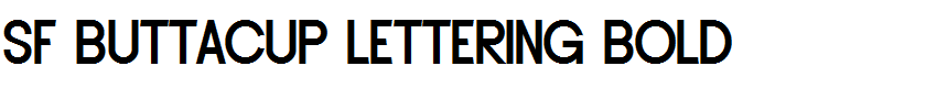 SF Buttacup Lettering Bold