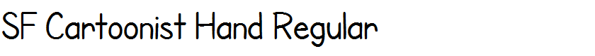 SF Cartoonist Hand Regular