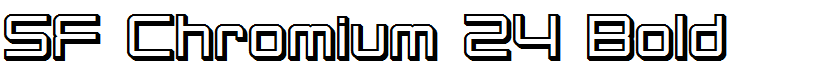SF Chromium 24 Bold