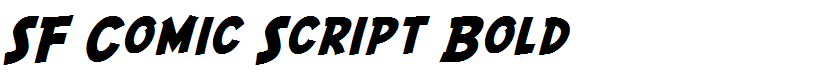 SF Comic Script Bold