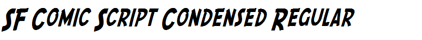 SF Comic Script Condensed Regular