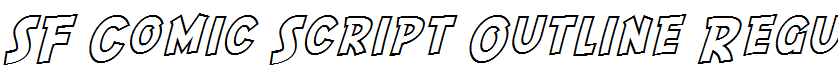 SF Comic Script Outline Regular