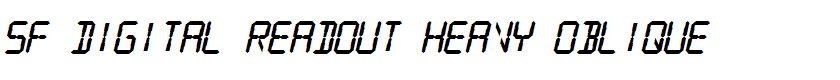 SF Digital Readout Heavy Oblique