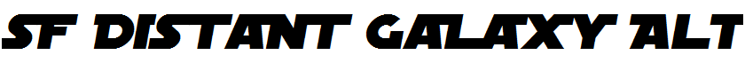 SF Distant Galaxy Alternate Italic
