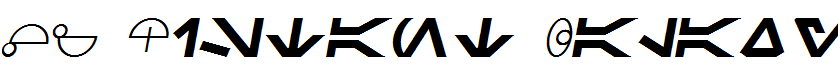 SF Distant Galaxy Symbols Italic