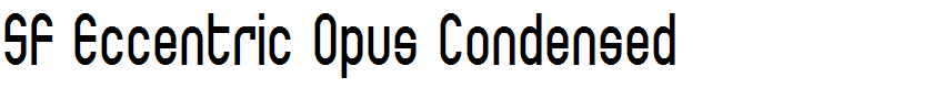SF Eccentric Opus Condensed