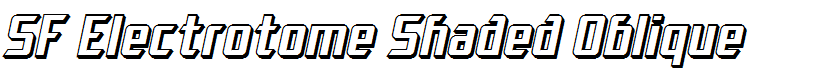 SF Electrotome Shaded Oblique