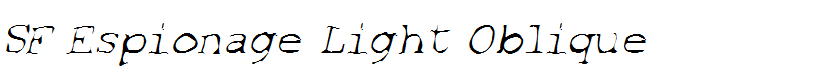 SF Espionage Light Oblique