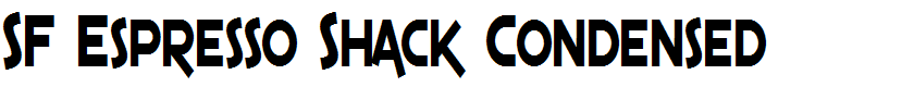 SF Espresso Shack Condensed