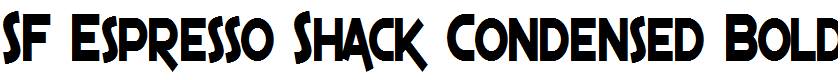 SF Espresso Shack Condensed Bold