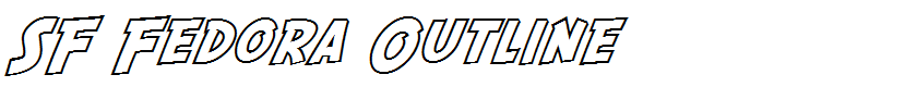 SF Fedora Outline
