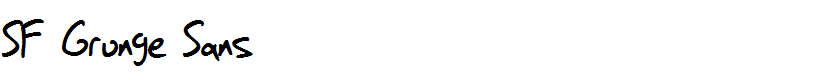 SF Grunge Sans