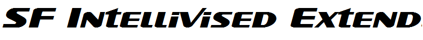 SF Intellivised Extended Italic