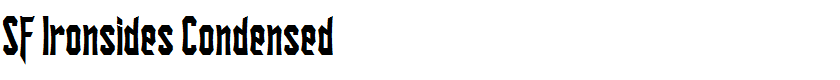 SF Ironsides Condensed