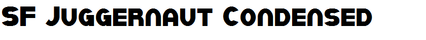 SF Juggernaut Condensed