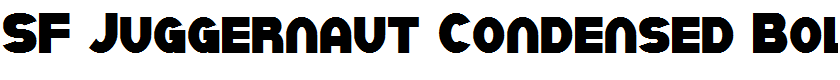 SF Juggernaut Condensed Bold