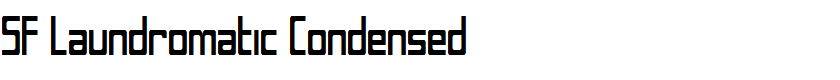 SF Laundromatic Condensed