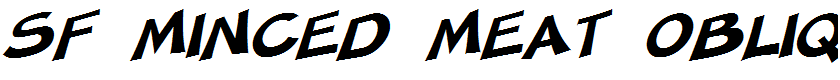 SF Minced Meat Oblique