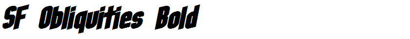 SF Obliquities Bold
