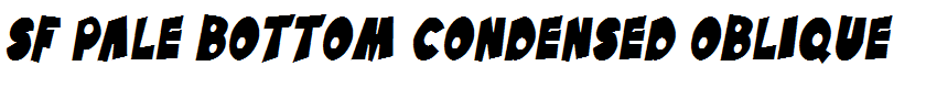 SF Pale Bottom Condensed Oblique