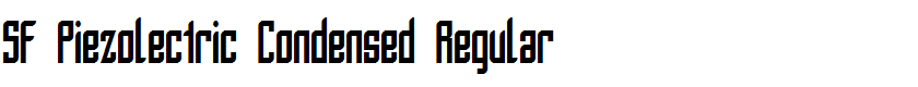 SF Piezolectric Condensed Regular