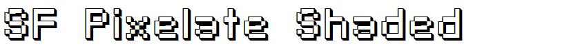 SF Pixelate Shaded