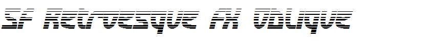 SF Retroesque FX Oblique