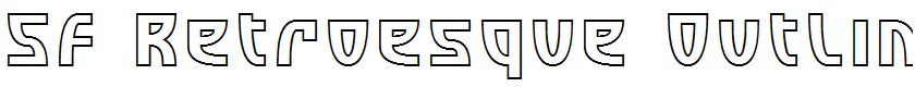 SF Retroesque Outline