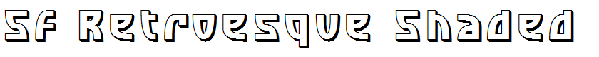 SF Retroesque Shaded Regular