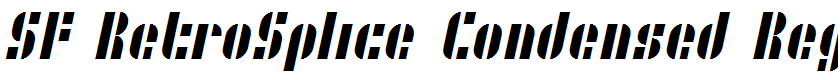 SF RetroSplice Condensed Regular