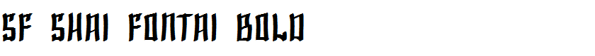 SF Shai Fontai Bold