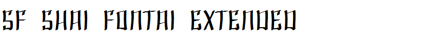 SF Shai Fontai Extended