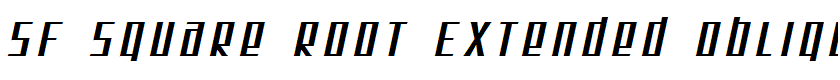 SF Square Root Extended Oblique