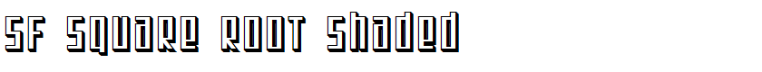 SF Square Root Shaded