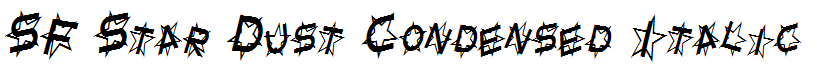 SF Star Dust Condensed Italic