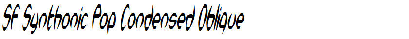 SF Synthonic Pop Condensed Oblique