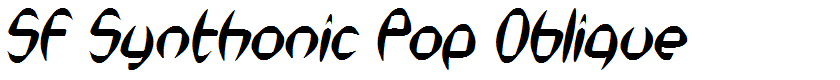 SF Synthonic Pop Oblique