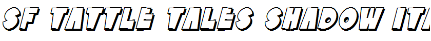 SF Tattle Tales Shadow Italic