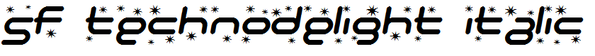 SF Technodelight Italic