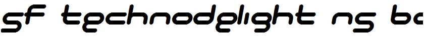 SF Technodelight NS Bold Italic